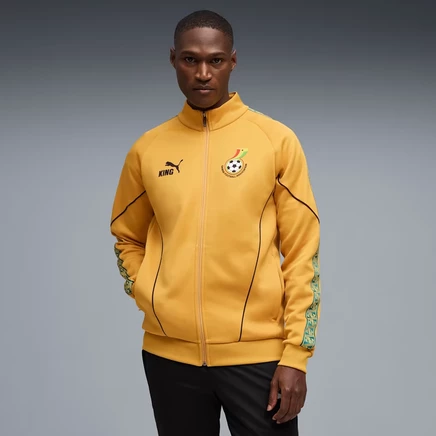 Мужская олимпийка Puma KING Anthem Ghana золотисто-черная