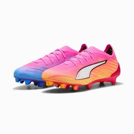 Мужские футбольные бутсы Puma ULTRA 6 Ultimate, розово-бело-голубо-черные