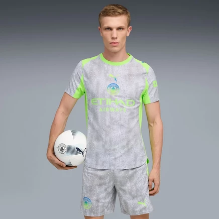 Мужская футболка Puma Manchester City 25/26 третья зеленая