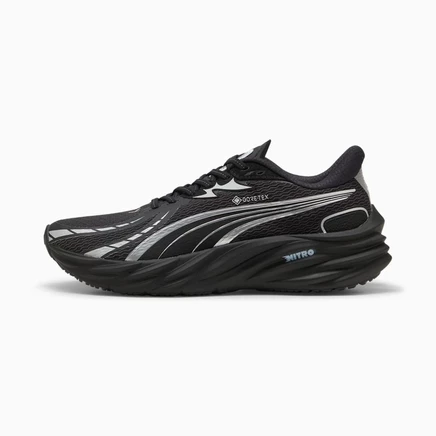 Мужские кроссовки Puma NITRO 4 GORE-TEX, черно-серебристые