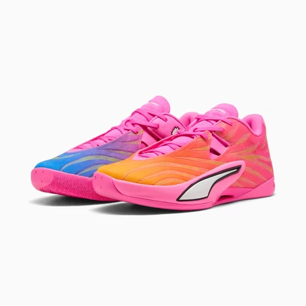 Мужские кроссовки Puma NITRO 2, розово-сине-лаймовые