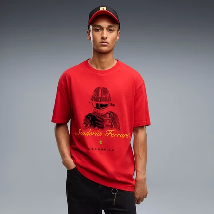 Мужская футболка Puma Ferrari Scuderia Ferrari, красная