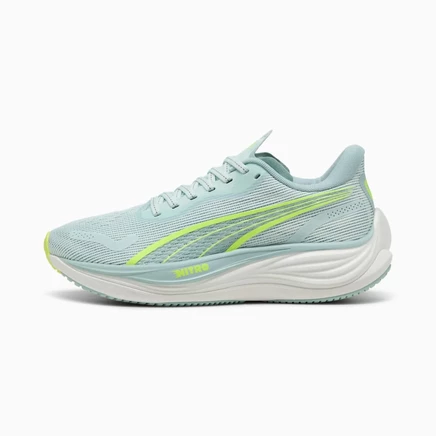 Женские кроссовки PUMA NITRO Velocity 3, голубо-желтые