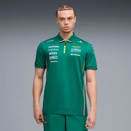 Мужское поло Puma x Aston Martin Aramco F1 Team, зеленая