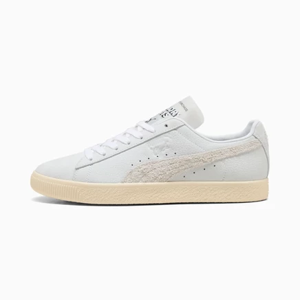 Кроссовки для мальчиков PUMA Clyde Boys II, бело-кремовые