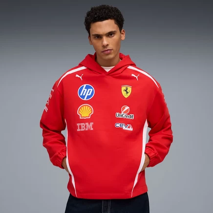Мужское худи Puma Scuderia Ferrari, красное