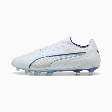 Мужские футбольные бутсы Puma King 20 Ultimate, серебристо-синие