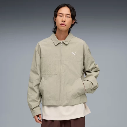 Мужская утилитарная куртка Puma Wardrobe, песочно-серая