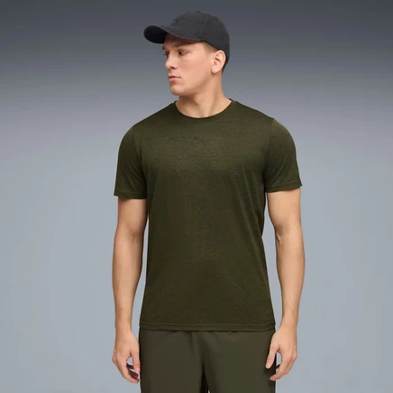 Мужская футболка Puma Train All Day, оливковый меланж