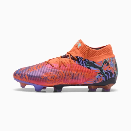 Puma FUTURE FUTURE 8 ULTIMATE CREATIVITY orange poppy-dark amethyst-electric peppermint-puma black