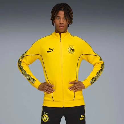 Мужская футбольная куртка Puma BVB King Borussia Dortmund, желто-черная