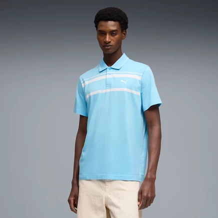 Мужское поло Puma Elevated Essentials, ярко-синее