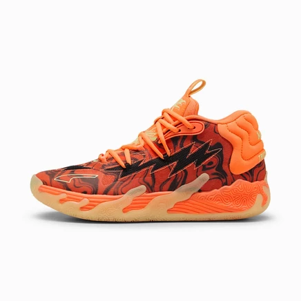 Мужские баскетбольные кроссовки Puma Melo MB.03 Halloween, оранжево-черные