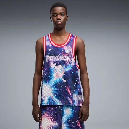 Мужская майка Puma Pokémon Mewtwo, черная с принтом