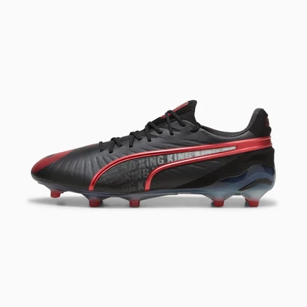 Мужские бутсы Puma King Ultimate, чёрно-красные