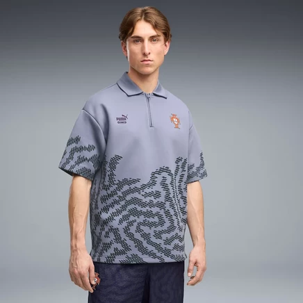 Мужское поло Puma PUMA x PORTUGAL x SALEHE BEMBURY, серый