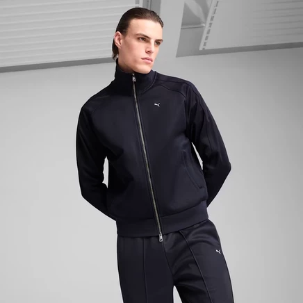Мужская трековая куртка Puma T7, темно-синяя