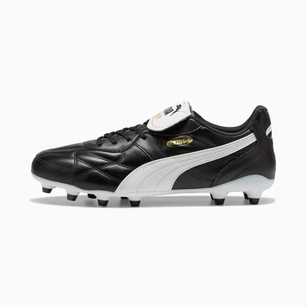 Мужские бутсы Puma KING TOP, черно-белые
