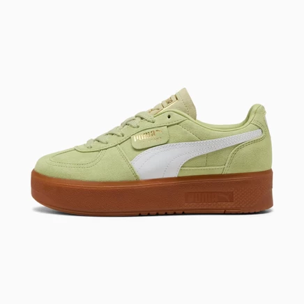 Женские кеды Puma Palermo Elevata, фисташковые/коричневые