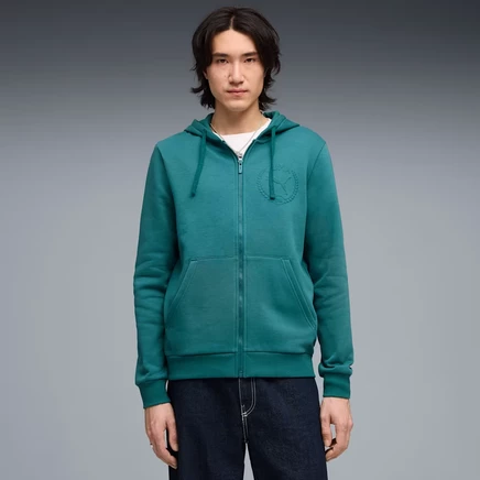 Мужское худи Puma Essentials, изумрудно-ледяное