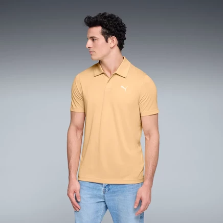 Мужская футболка-поло Puma Essentials с технологией отвода влаги, светло-абрикосовая