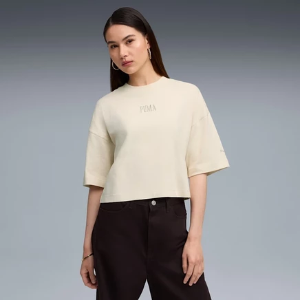 Женская оверсайз-футболка Puma Premium Essentials, белая