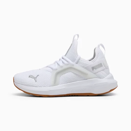Женские кроссовки Puma Enzo 5, бело‑серебристо‑черные