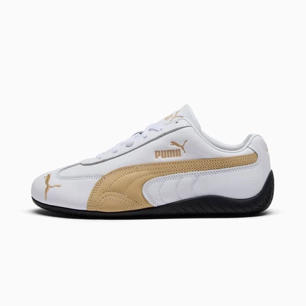 Женские кроссовки PUMA SPEEDCAT Speedcat Leather, бело-миндальные