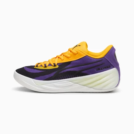Мужские кроссовки Puma All-Pro NITRO, фиолетово-желто-белые