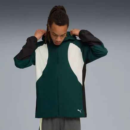 Мужская ветровка-дождевик Puma Run Ultraweave, зеленая