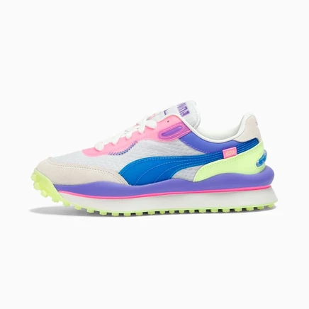 Женские кроссовки Puma Style Rider Lumi, серебристо-голубые