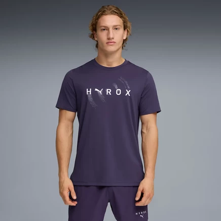 Мужская футболка Puma x HYROX Cloudspun, темно-сливовая