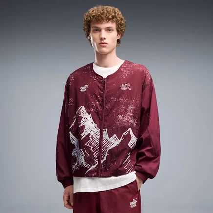 Мужская куртка Puma KING x Salehe Bembury, красная