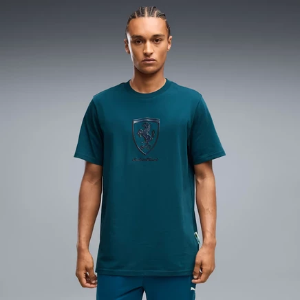 Мужская футболка Puma Ferrari, темно-бензиновая