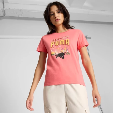 Футболка Puma Las Vegas Billboards, персиковая
