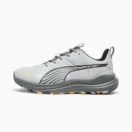 Мужские трейл кроссовки Puma Reflect Lite, серые/жёлтые