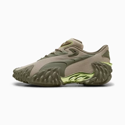 Мужские кроссовки Puma Mostro X Dots, пепельно-серые/зеленые