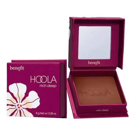 Матовый пудровый бронзер Benefit Hoola, насыщенный глубокий