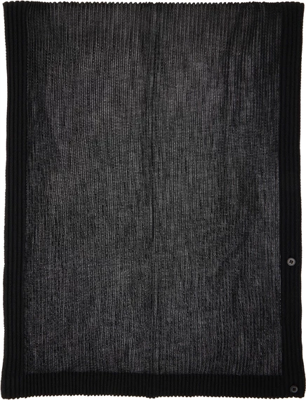 Мужской шарф Homme Plissé Rustic Mesh, черный