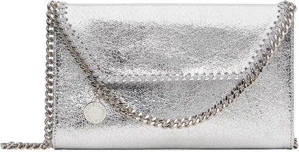 Женская сумка Stella McCartney Falabella, серебряная