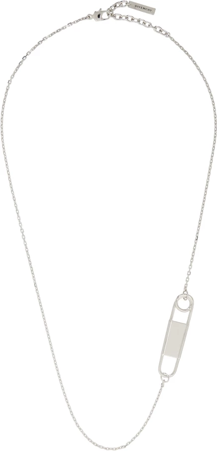 Мужское колье Givenchy Safety G, серебристое