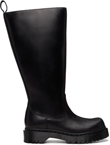 Женские высокие сапоги Dr. Martens Rejena Hi, черные