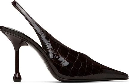 Jimmy Choo Бордовый Isa 95 на каблуках sambuco