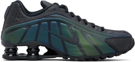 Мужские кроссовки Nike Shox TL, черно-зеленые/светло-лимонные