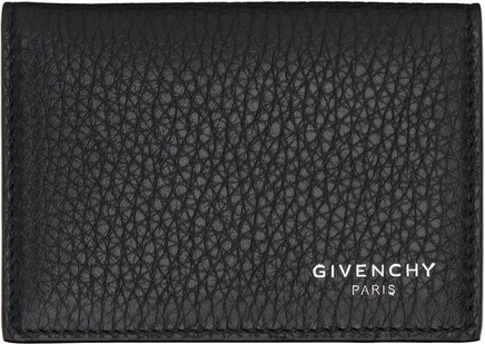 Мужская визитница Givenchy с клапаном, черная