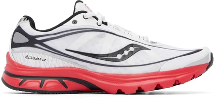 Мужские кроссовки Saucony Kinvara 1, бело-черно-красные