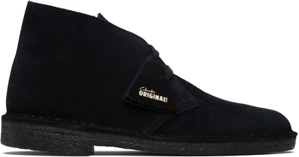 Мужские замшевые дезерты Clarks Originals, черные
