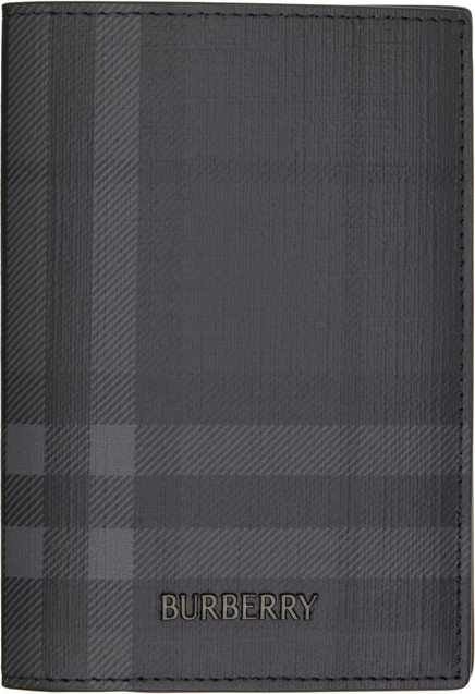 Мужской держатель для паспорта Burberry City Check, серый