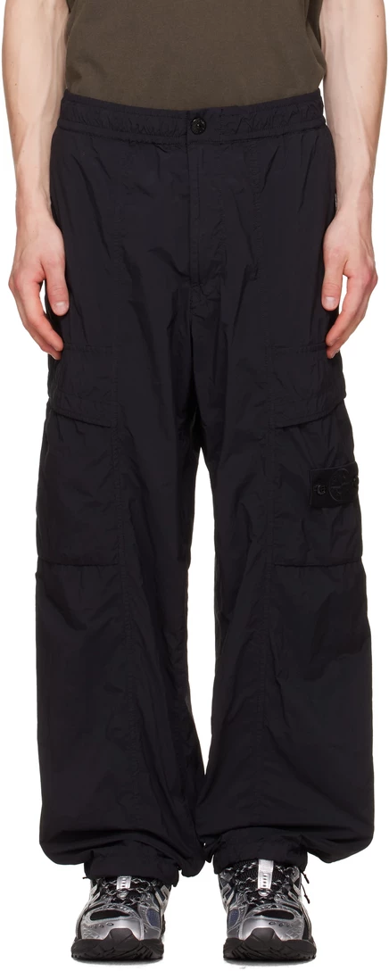 Мужские брюки Stone Island S.I. Ghost, черные
