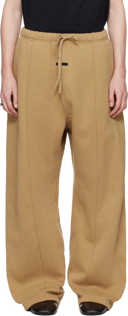 Мужские спортивные штаны Fear Of God ESSENTIALS Signature Lounge, песочные